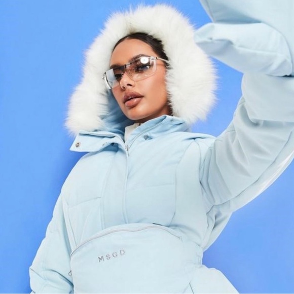 Missguided Light Blue Ski Set - Picture 2 of 4